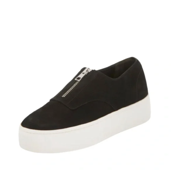Vince black sales platform sneakers